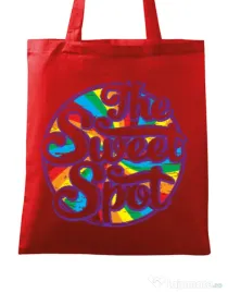 Sacosa din panza The sweet spot Rosu