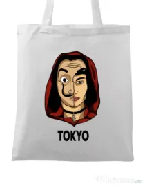 Sacosa din panza Tokyo Alb