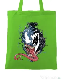 Sacosa din panza Venom kiss Verde mar