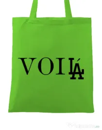 Sacosa din panza Voila Verde mar