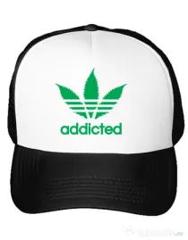 Sapca personalizata Addicted Alb