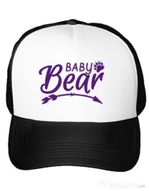 Sapca personalizata Baby bear Alb