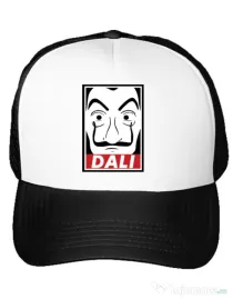 Sapca personalizata Dali mask Alb