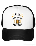 Sapca personalizata Drinking more beer Alb