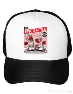 Sapca personalizata Epic battle Alb