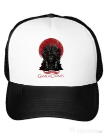 Sapca personalizata Game of Clones Alb