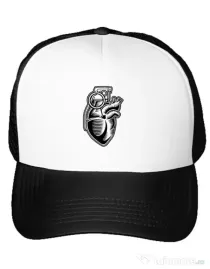 Sapca personalizata Grenade Heart Alb