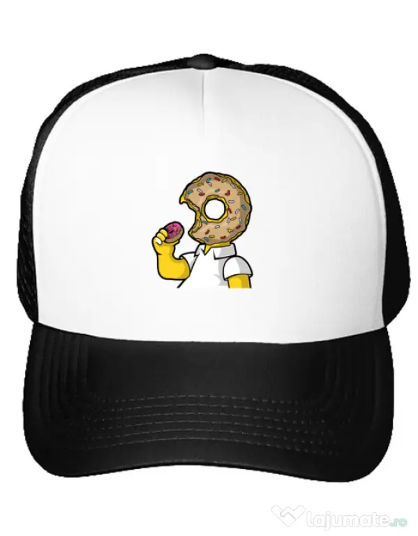 Sapca personalizata I Like Donut Alb