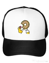 Sapca personalizata I Like Donut Alb