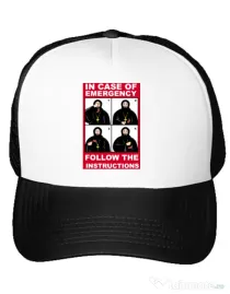 Sapca personalizata In case of emergency Alb
