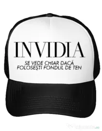Sapca personalizata Invidia Alb