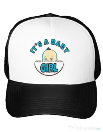 Sapca personalizata It’s a baby girl Alb