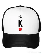Sapca personalizata King Alb
