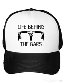 Sapca personalizata Life behind the bars Alb