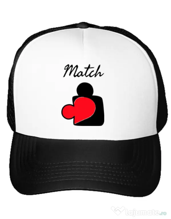 Sapca personalizata Perfect match Alb