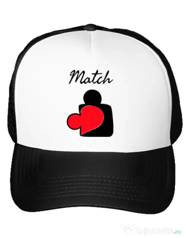 Sapca personalizata Perfect match Alb