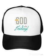 Sapca personalizata Thank GOD its Friday Alb