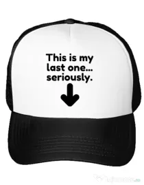 Sapca personalizata The last one Alb