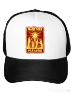 Sapca personalizata Thirsty zombies Alb
