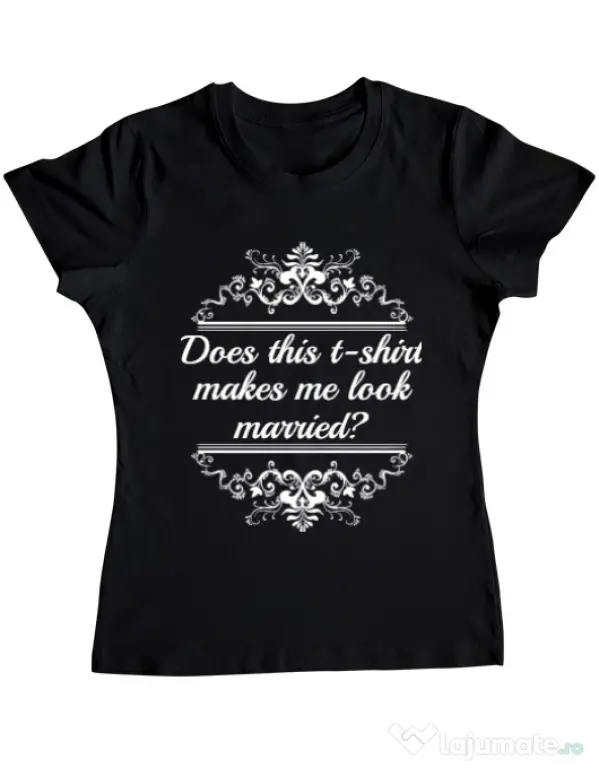 Tricou Mireasa ADLER Marriage Negru