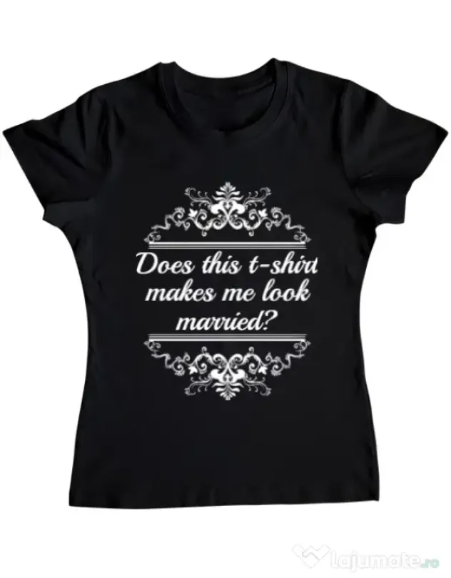 Tricou Mireasa ADLER Marriage Negru