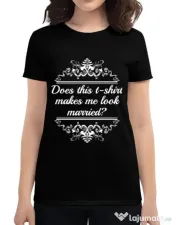 Tricou Mireasa ADLER Marriage Negru 