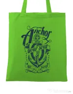 Sacosa din panza Anchor deep Verde mar