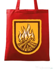 Sacosa din panza Bonfire Rosu