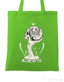 Sacosa din panza Dead hands Verde mar