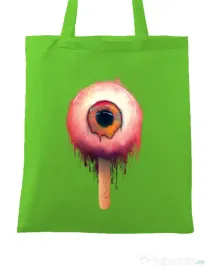 Sacosa din panza Eyesicle Verde mar