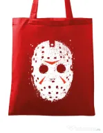 Sacosa din panza Jason Mask Rosu