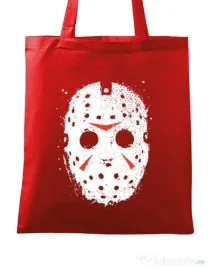 Sacosa din panza Jason Mask Rosu