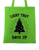 Sacosa din panza Light that up Verde mar