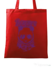 Sacosa din panza Mad Panda Rosu