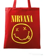 Sacosa din panza Nirvana Rosu