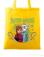 Sacosa din panza Sister Queens Galben