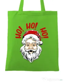 Sacosa din panza Smile santa Verde mar