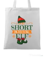 Sacosa din panza Tall Elf Alb