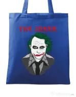 Sacosa din panza The joker Albastru regal
