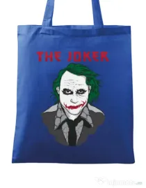 Sacosa din panza The joker Albastru regal