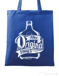 Sacosa din panza The original sinner Albastru regal