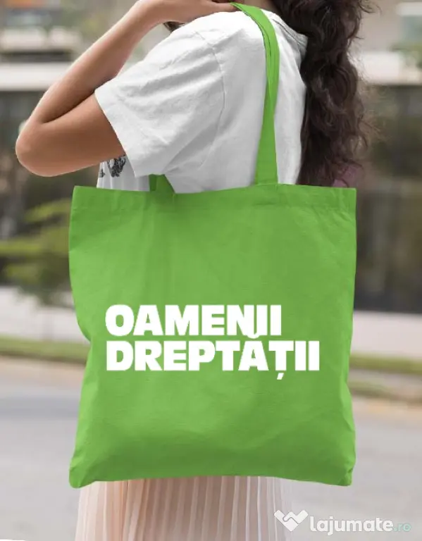 Sacosa din panza Tricou OD Verde mar