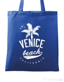 Sacosa din panza Venice beach California Albastru regal