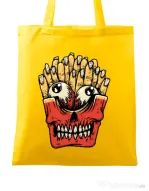 Sacosa din panza Zombie French Fries Galben