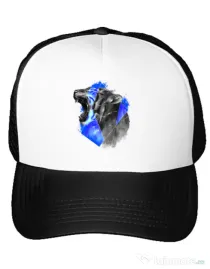Sapca personalizata Electro tiger Alb