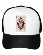 Sapca personalizata Harley Card Alb