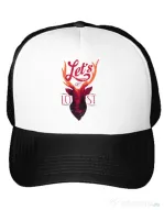 Sapca personalizata Lets get lost Alb