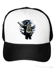 Sapca personalizata Zombie pop Alb