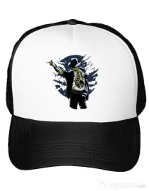 Sapca personalizata Zombie pop Alb