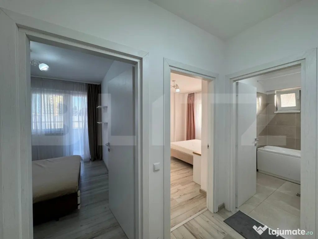 Apartament de inchiriat, 3 camere, 78 mp, loc de parcare, Ha